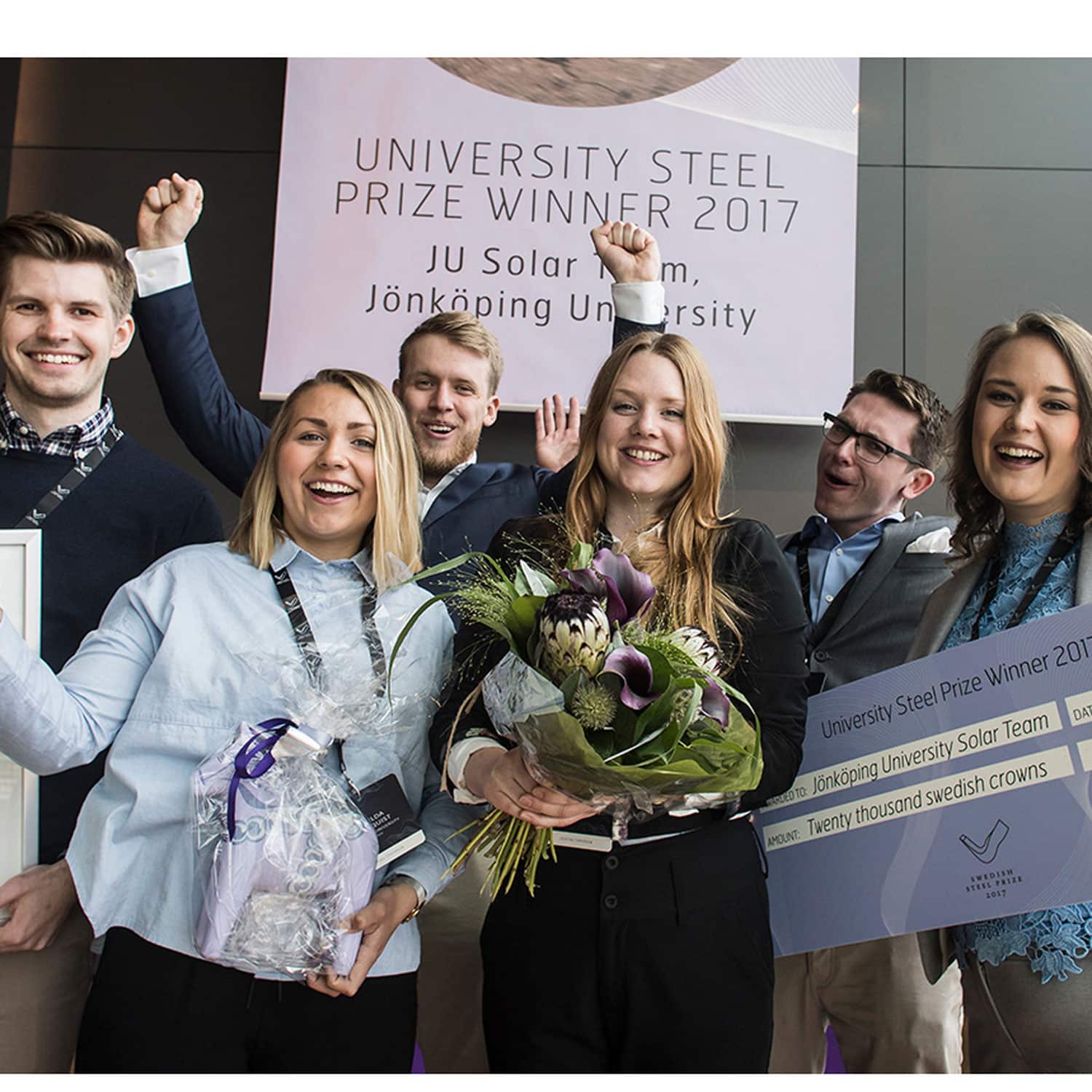 JU Solar Team winner of the University Steel Prize