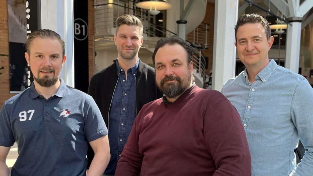 Porträtt fyra personer