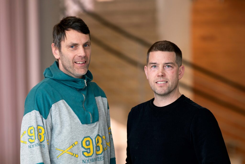 Fv. Mikael Östberg och Andreas Sirviö
