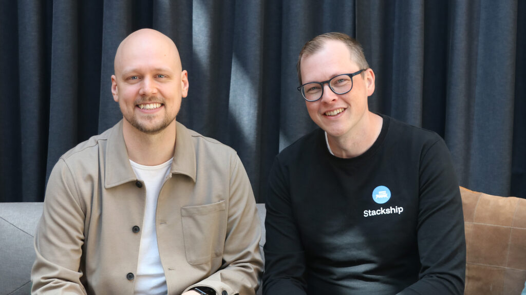 Stackships grundare Pontus Hjort och Marcus Westin